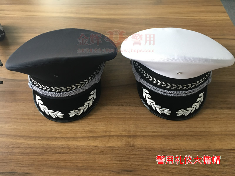 原装正品公安警用礼仪大檐帽,公安部入围产品,绒面毛料做工精致,可选