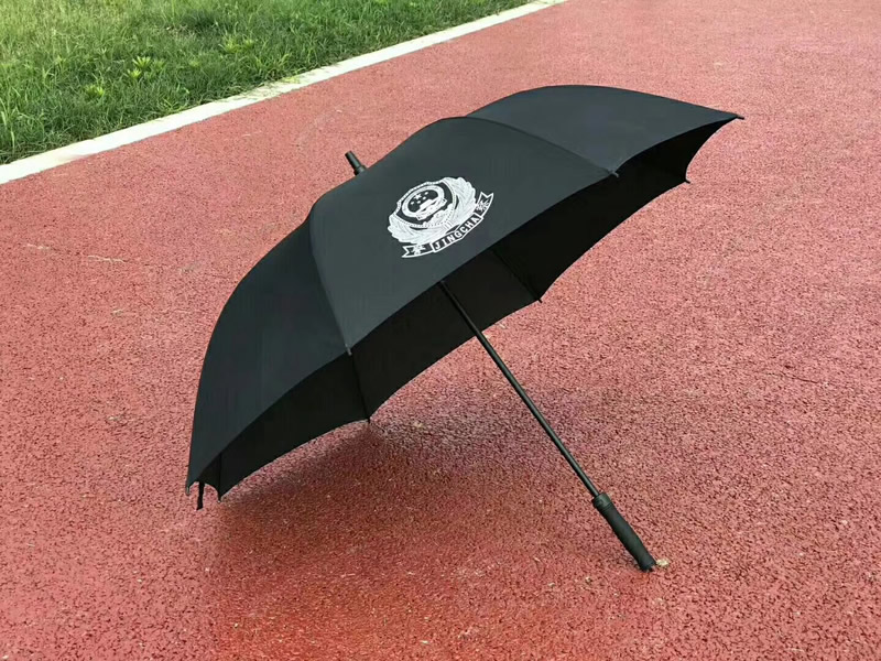 公安警用双人雨伞 直把防风雨伞 警察专用雨伞 公安警务礼品 警用雨伞定做批发